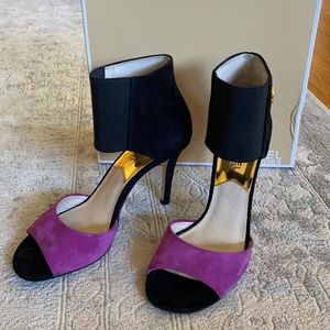 Michael kors suede heels
